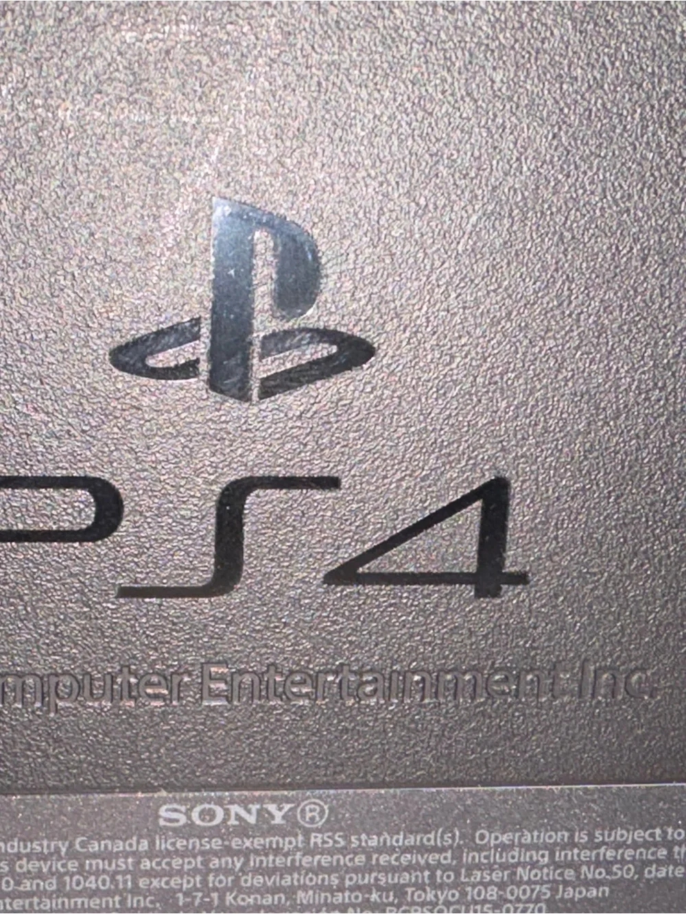 Sony Black PlayStation 4 Console - Classic PS4 System